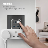 Momax 1-Charge Work Flow USB + 3口T型插座 US19UKW