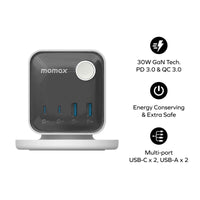 Momax 1-Charge Work-Flow 3 插座電源盒 (附 USB) US20UKW
