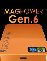 EGO MagPower6 QI2.2 25W / PD30W 半固態OLED彩屏顯示磁吸行動電 a源 (3C可追溯二維碼版) 10000mAh M17Air