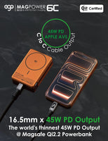 EGO MagPower 6C @45W & QI2.2 外置電 (3C可追溯二維碼版) 10000mAh P31
