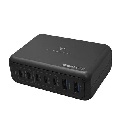 2the Max 牛魔王 MaxPower TF880XJ 140W 7位氮化鎵 GaN 桌上型 USB 快速充電器 具備多孔 PD3.0 與 QC 快速充電接口 支援 MacBook Pro 筆記型電腦 iPhone iPad 平板及 Android 手機等多裝置同時高功率供電 採用 GaN 氮化鎵晶片技術 體積小巧散熱佳 內建多重安全防護機制 香港實體店