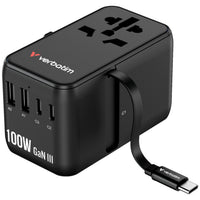 Charge 'n' Travel 100W 通用旅行轉插 (附USB-C可伸縮充電線) 30185
