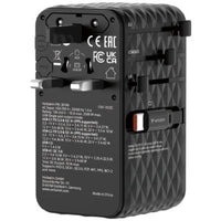 Charge 'n' Travel Diamond 70W 通用旅行轉插(附雙USB-C可伸縮充電線) (CNT-70/2C) 30186