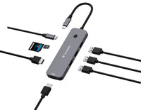 Verbatim USB-C Pro 8合1擴展器 (CMH-08) 32151