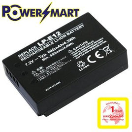 Powersmart   Canon LP-E12 代用鋰電池 890Mah 7.4V