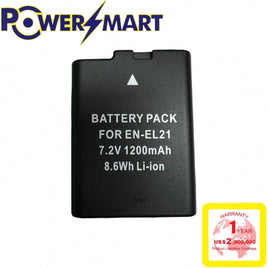 Powersmart    Nikon EN-EL21 代用鋰電池 7.2V / 1200mAh / 8.6Wh