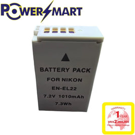 Powersmart    Nikon EN-EL22 代用鋰電池 7.2V/1010mAh/7.3Wh