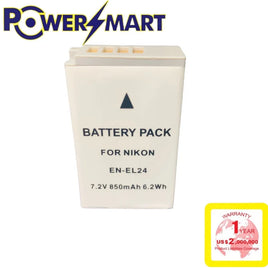 Powersmart   Nikon EN-EL24 代用鋰電池 7.2V / 850mAh / 6.2Wh