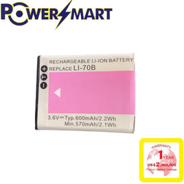 Powersmart Olympus Li-70B 代用鋰電池 3.6V / 600Mah/ 2.2Wh