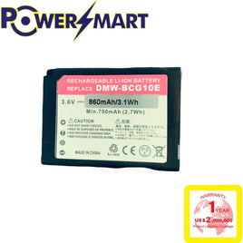 Powersmart Panasonic DMW-BCG10E 代用鋰電池 3.6V / 860 mAh/ 3.1Wh
