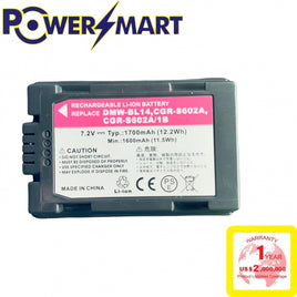 Powersmart Panasonic DMW-BL14 代用鋰電池 7.2V /1700mAh / 12.2Wh (適用於松下 Lumix DMC-LC1、Lumix DMC-LC1B 相機)