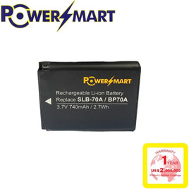 Powersmart  Samsung BP-70A / SLB-70A 代用鋰電池 3.7V / 740mAh / 2.7Wh