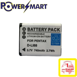 Powersmart Pentax D-Li88 代用鋰電池 3.7V / 740Mah / 2.7Wh