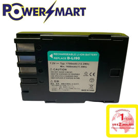 Powersmart  Pentax D-Li90 代用鋰電池 7.2V / 1700mAh / 12.2Wh