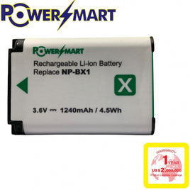 Powersmart  Sony NP-BX1 代用鋰電池 3.6V / 1240mAh / 4.5Wh