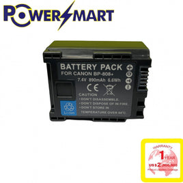 Powersmart Canon BP-808 / BP-809 代用鋰電池 7.4V / 890mAh / 6.6Wh
