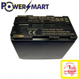 Powersmart Canon BP-941/ BP-945 代用鋰電池7.2V / 6900mAh / 49.7Wh