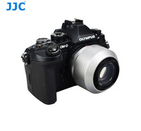 JJC LH-J40B遮光罩 Lens Hood For Olympus LH-40B