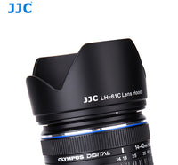 JJC LH-J61C遮光罩 Lens Hood For Olympus LH-61C