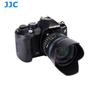 JJC LH-J61C遮光罩 Lens Hood For Olympus LH-61C