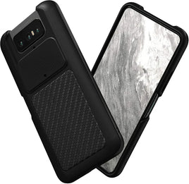 RhinoShield犀牛盾 Asus Zenfone 8 Flip SolidSuit 防撞保護殼-碳纖黑