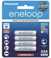 Panasonic eneloop 3A /AAA 充電池 白電 800mAh BK-4MCCE/4BT