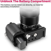 Ulanzi R095 多拓展鋁合金金屬L板 1/4 L型支架 for Sony ZV-E10 (2668)