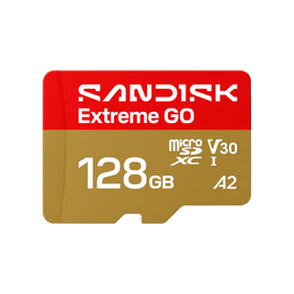 SANDISK Extreme GO microSD™ UHS-I 記憶卡 128GB (R:240MB/s)(W:120MB/s)