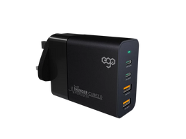 EGO 85W Thunder Cube 3.0 雙PD3.0+雙QC3.0快速充電器 A2006