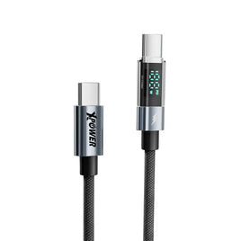 XPower UC100D 100W高速傳輸充電 LED顯示  Type-C>Type-C線 (1.2m)