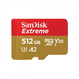 SanDisk Extreme A2 V30 U3 UHS-I microSDXC 記憶卡 512GB (R:190MB/s)(W:130MB/s)