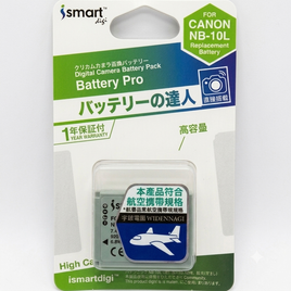 Canon NB-10L Ismartdigi Battery代用相機電池