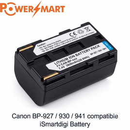 Powersmart Canon BP-927 /930 /941 代用相機電池