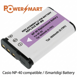 Powersmart Casio NP-90 代用相機電池