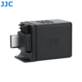 JJC AC-OA4 USB-C 轉 3.5mm 音訊轉接器 Audio Adapter 適用 DJI Osmo Action 6, Osmo Action 5 Pro, Action 4 及 Action 3（支援外接麥克風與同步 USB-C 充電）香港實體店