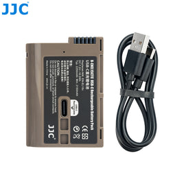 JJC B-ENEL15CTC Nikon EN-EL15 3C認證代用鋰電池（支援 Type-C 直充 / 適用 Nikon Z8, Z7, Z6, D850, D750 等相機）