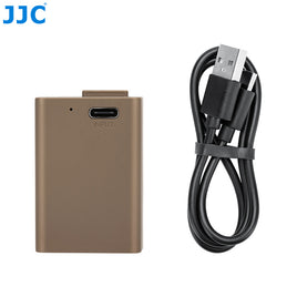 JJC B-ENEL25TC Nikon EN-EL25 3C認證代用鋰電池（支援 Type-C 直充 / 中國航班認證可上飛機 / 適用 Nikon Zfc, Z50, Z30 等相機）