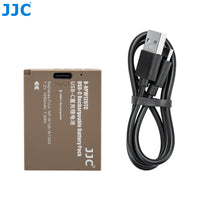 JJC B-NPW126TC FUJIFILM NP-W126 / NP-W126S 3C認證代用鋰電池（支援 Type-C 直充 / 中國航班認證可上飛機 / 適用 X-T30 II, X-E4, X100V 等相機）