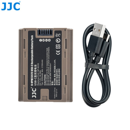 JJC B-NPW235TC FUJIFILM NP-W235 3C認證代用鋰電池（支援 Type-C 直充 / 中國航班認證可上飛機 / 適用 GFX100S, X-T5, X-T4 等相機）