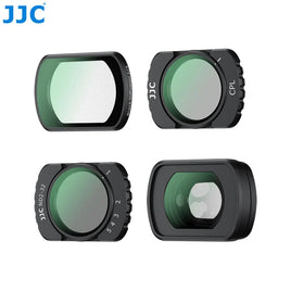 JJC F-PK4WA 0.72x 廣角 / CPL / ND2-32 / 1/4黑柔 鏡頭濾鏡全套組合 適用 DJI Osmo Pocket 4 及 Osmo Pocket 3（多功能組合 / 超薄磁吸可關機收納）香港行實體店