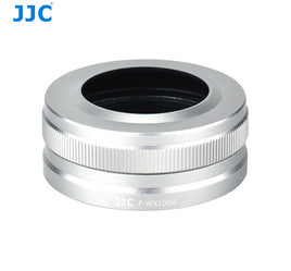 JJC F-WX100V L39 多層鍍膜 UV 保護鏡與金屬鏡頭遮光罩二合一套裝 Lens Hood Filter Set 適用 Fujifilm 富士 X100VI X100V X100F X100T X100S X100 數位相機 香港實體店