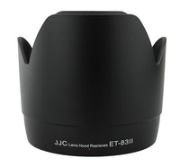 JJC LH-83II 鏡頭遮光罩 Lens Hood 可替代 Canon 原廠 ET-83II 適用 EF 70-200mm f/2.8L USM 小白無防抖望遠變焦鏡頭 香港實體店