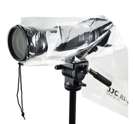 JJC RI-5 相機連鏡頭專用防水雨衣 2 件裝 Camera Rain Cover（45cm）適用 Canon, Nikon, Sony, Fujifilm 單眼與微單相機（支援最大鏡頭長度 45cm / 直徑 28cm）香港實體店