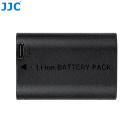 JJC USB-C 直充代用鋰電池 LP-E6P 適用 Canon EOS R5 Mark II 及 R6 等相機（支援 Type-C 直接充電 / 長效續航與安全防護）