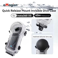 Amagisn 快拆全隱形潛水殼  Insta360 x5