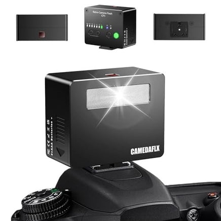 CAMEDAFLX CF1 復古風格迷你相機閃光燈