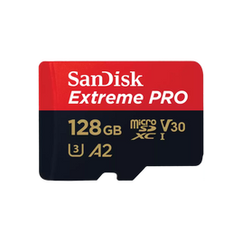 SanDisk Extreme PRO V30 U3 UHS-I microSDHC 記憶卡(含SD卡套) 128GB (R:200MB/s)(W:90 MB/s)
