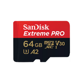 SanDisk Extreme PRO V30 U3 UHS-I microSDHC 記憶卡(含SD卡套) 64GB (R:200MB/s)(W:90MB/s)