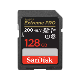 SANDISK Extreme PRO SD UHS-I 記憶卡 128GB (R:200MB/s)(W:90MB/s)