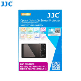 JJC GSP-RX100M3 相機鋼化玻璃螢幕保護貼 專為 Sony Cyber-Shot RX100 VII VI V IV III II I 及 RX1R II RX1R RX1 等黑卡卡片機與全片幅定焦相機螢幕設計 採用 9H 超高硬度光學鋼化玻璃 具備 95% 高透光率防刮防爆與抗指紋疏油塗層 靜電吸附無氣泡自動貼合 2.5D 弧邊觸控靈敏順滑 不影響螢幕折疊翻轉與色彩還原 隨附清潔工具包 為索尼相機螢幕提供全方位防護 香港實體店